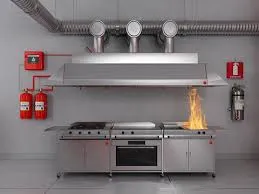 Extintor de incêndio para cozinha industrial